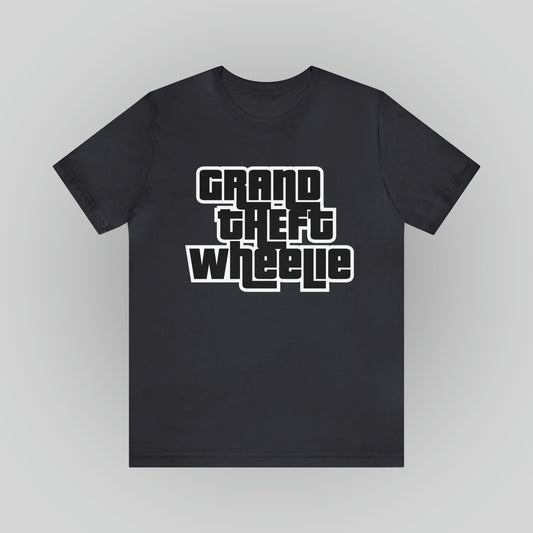 Supermoto Shirt "GRAND THEFT WHEELIE"